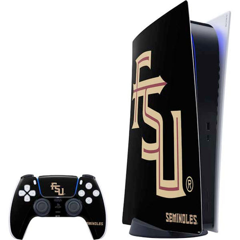 Florida State FSU Seminoles Black PS5 Digital Edition Bundle Skin